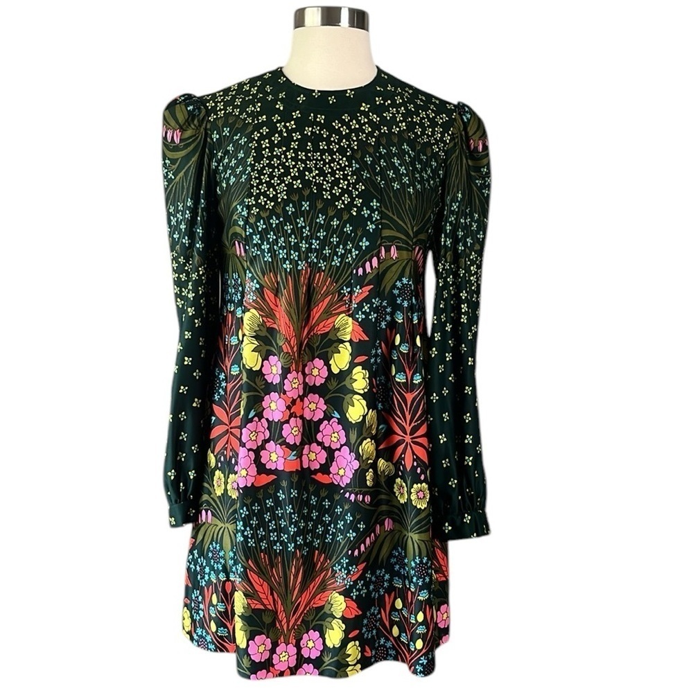 VINTAGE Rae Dolls of SF Floral Mini Dress Size XS